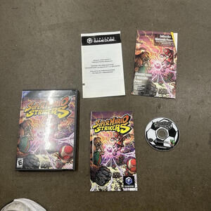 Super Mario Strikers Nintendo GameCube Complete‎ CIB + Inserts